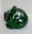 Green California Ceramic Pottery Figurative Frog Spitter For Sale - Image 8 of 10