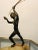 Mid-Century Modern Sculpture of Boy Holding Balloons by Curtis Jere For Sale - Image 3 of 8