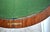 Antique French Louis XVI-Style Marquetry & Ormolu Flip-Top Demilune Card Table For Sale - Image 12 of 13