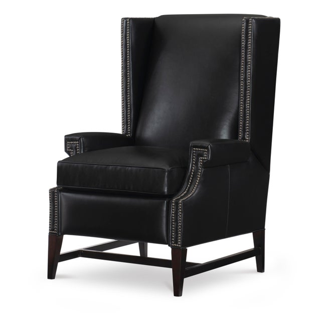 Century Furniture Sturdivant Manual Recliner, Noir Leather Chairish
