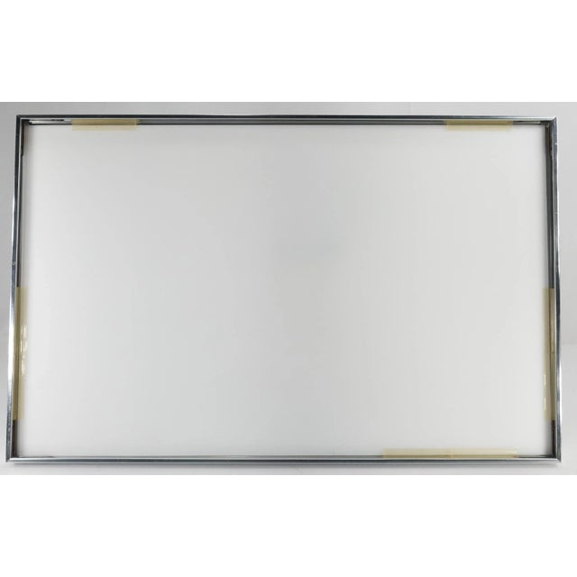 Glass 1960s Mid-Century Modern Figurative Nude Etched Glass Framed Art For Sale - Image 7 of 9