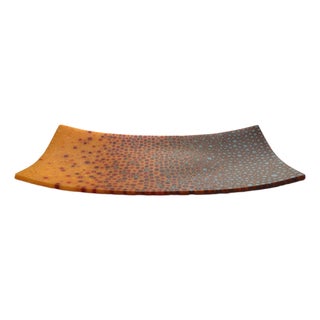 Robin Kittleson Ombre Glass Platter For Sale