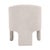 Essentials for Living Hall Cream Fabric Armchair For Sale - Image 4 of 9
