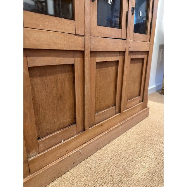 Turn of the Century English Hotel Front Desk Mail Cabinet For Sale - Image 4 of 12