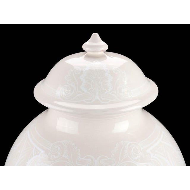 White Lace Heritage Vase by Deblona For Sale - Image 6 of 8