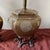 Vintage Japanese Moriage Pagoda Table Lamps With White Dots & Bronze Clawfoot Base - a Pair For Sale - Image 4 of 9