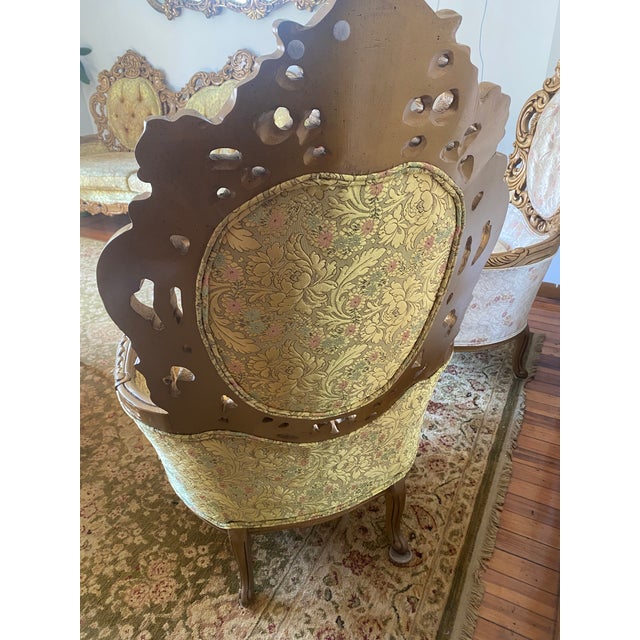 1990s French Rococco Sofa Set For Sale - Image 14 of 18
