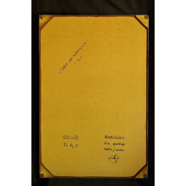 Miguel Núñez, Código de resiliencia, 2020, Enamel & Zinc For Sale - Image 3 of 7