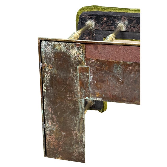 Metal Large Brass Club Fender, 1860s For Sale - Image 7 of 13