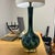Mid-Century Modern 1960s Mid-Century Modern Royal Haeger Style Drip Blue Green Glaze Lamp For Sale - Image 3 of 6