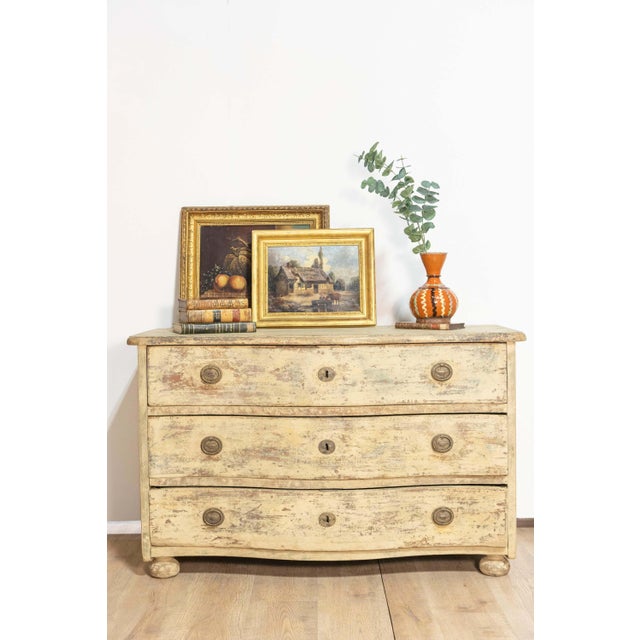 18th Century French Painted Commode Circa 1760 For Sale - Image 10 of 11