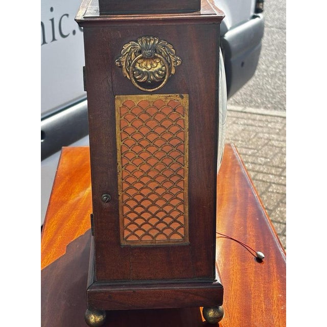 Regency Mahogany Fusee Bracket Clock by Alex Mitchell of Glasgow, 1820 For Sale - Image 6 of 18
