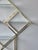 1970s Vintage Milo Baughman Style Diamond Brass and Glass Etagere, Attributed For Sale - Image 5 of 18