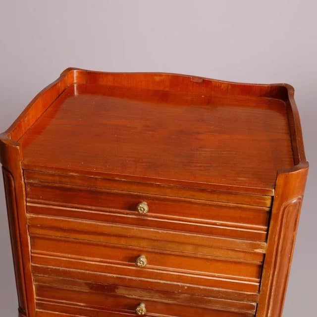 Auburn Vintage French Louis XVI Style Side Stand, 20th Century For Sale - Image 8 of 11