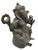Indian Antique Bronze Ganesha Seated Meditation Four Hands Hindu Ganapati Sculpture For Sale - Image 3 of 10