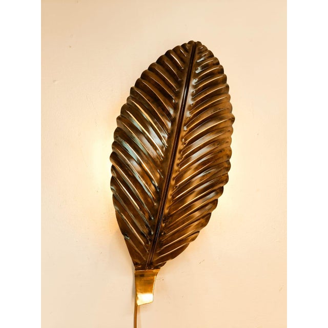 Brown Metal Palm Leaf For Sale - Image 13 of 18