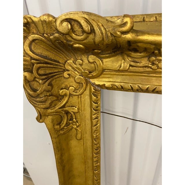 Mid 20th Century Ornate Gilt Frame for Paintings For Sale - Image 13 of 14