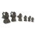 Antique Burmese Bronze Opium Weights Set of 6 For Sale - Image 13 of 13