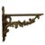 Vintage Wall Console in Wood and Brass, 1950s For Sale - Image 13 of 14