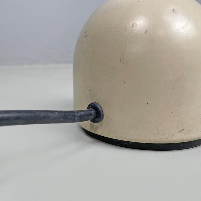 Italian Modern Black and White Metal Table Lamp with Directional Light, 1980s For Sale - Image 17 of 18