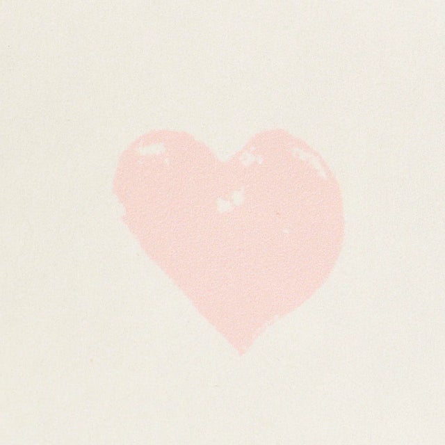 Contemporary Schumacher x Molly Mahon Hearts Wallpaper in Pink For Sale - Image 3 of 6