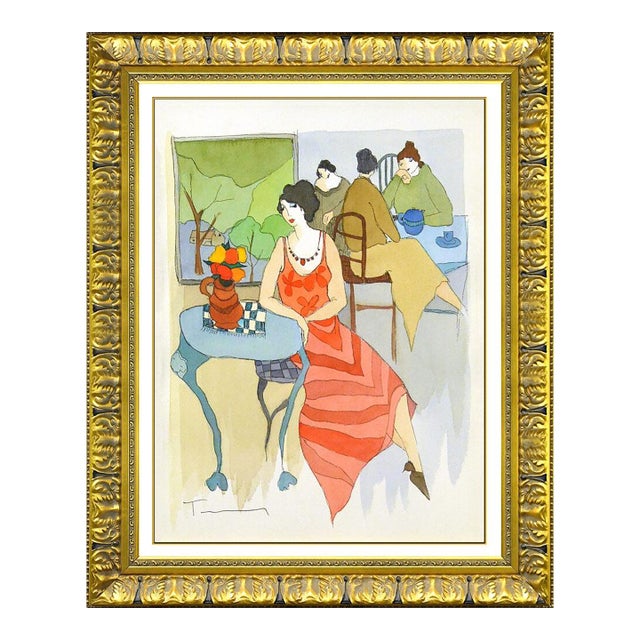 Late 20th Century A Peaceful Moment, Itzchak Tarkay For Sale