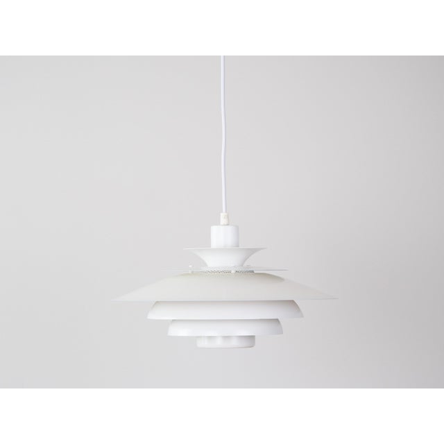 Vintage Danish Verona Pendant Lamp by Kurt Wiborg for Jeka, 1980s For Sale - Image 10 of 10