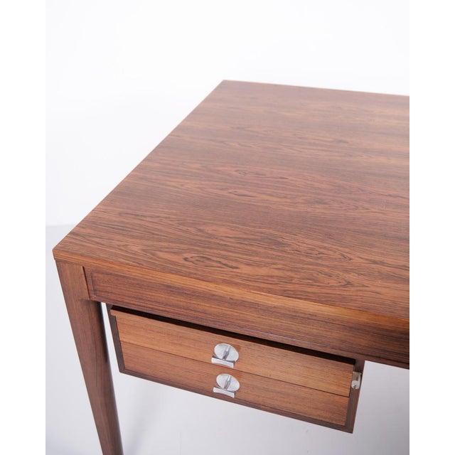 Diplomat Desk in Rosewood attributed to Finn Juhl for France & Søn, 1961 For Sale - Image 10 of 18