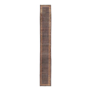 Pasargad DC Navy Blue Sarab Mir Runner Rug For Sale