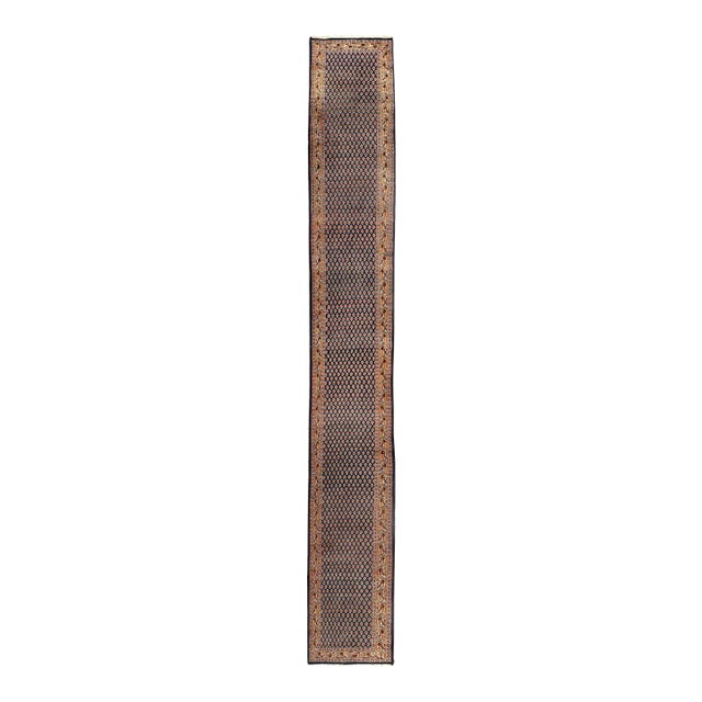 Pasargad DC Navy Blue Sarab Mir Runner Rug For Sale