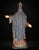 Blue Large Spanish Colonial Polychrome Virgin Mary, 1780 For Sale - Image 8 of 9