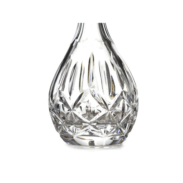 Mid-Century Modern Late 20th Century Block Crystal Decanter With Stopper For Sale - Image 3 of 5