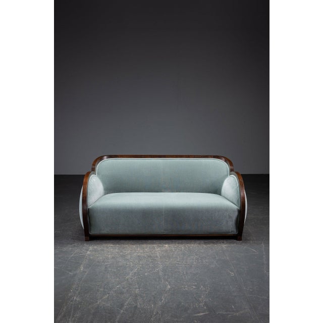 Vintage Art Deco Sofa, 1940s For Sale - Image 3 of 15