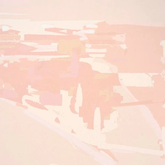 SAMPLE - Schumacher x The New Yorker Pascal Campion's New York Skyline Wallpaper In Blush For Sale In Charlotte - Image 6 of 6