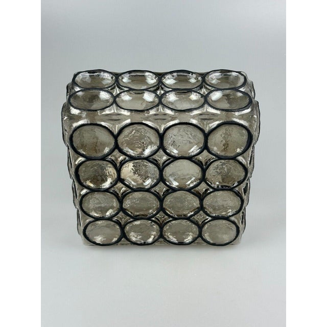 Ceiling Lamp in Glass & Metal from Glashütte Limburg, 1970s For Sale - Image 18 of 18