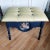 Wood Art Nouveau Leather Topped Bench With Button Detail For Sale - Image 7 of 12