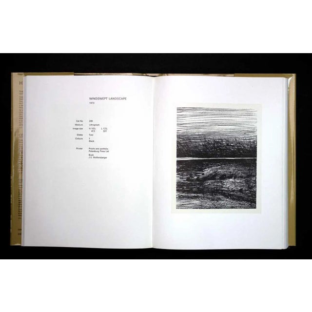 1970s Industrial Henry Moore Lithograph, Original Windswept Landscape Ltd. Edition For Sale In Atlanta - Image 6 of 9