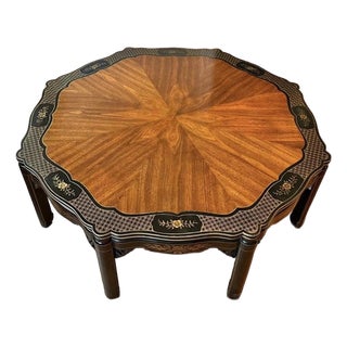 Chinoiserie Style Coffee Table by Kindel Furniture For Sale