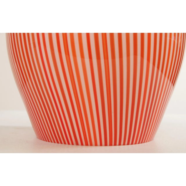 Mid Century Italian Pendent Light Art Glass Shades - A Pair For Sale - Image 11 of 12