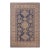 Bohemian Kazak Tribal Light Blue/Beige Wool Rug - 4'0''x6'1'' For Sale