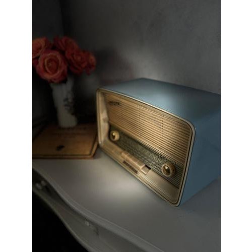 Gold Vintage Ariane 414 Imperial Radio For Sale - Image 8 of 11