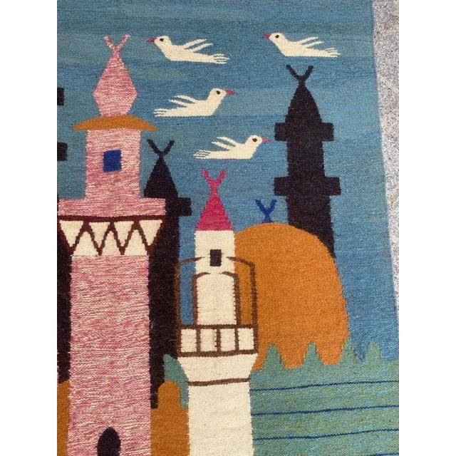 Textile Egyptian Ramsès School Tapestry For Sale - Image 7 of 18