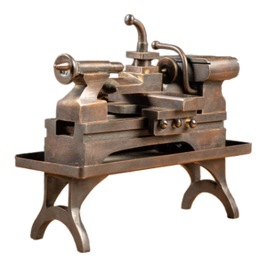 Antique Bronze Model Lathe