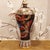 Chinese Vintage Chinese Cloisonné Meiping Vase | Black Ground Phoenix & Peony Motif With Stand For Sale - Image 3 of 9