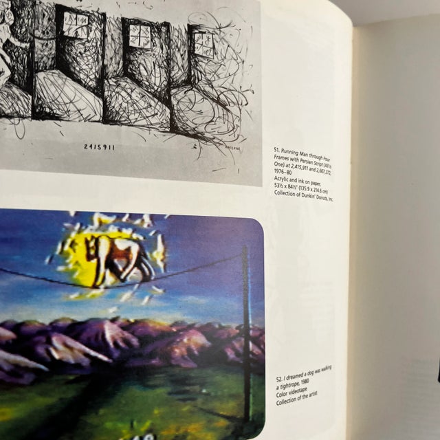 1984 Jonathan Borofsky Whitney Museum Art Book For Sale - Image 4 of 13