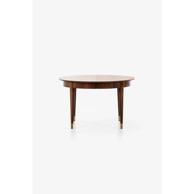 Rosewood Dining Table by Ernst Kühn for Lysberg Hansen & Therp , 1950s For Sale - Image 13 of 13