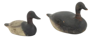 American Painted and Carved Wood Duck Decoys, 2