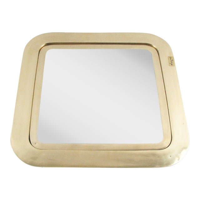 Italian Artist Esa Fedrigolli Gilded Bronze Serving Tray Platter Chairish