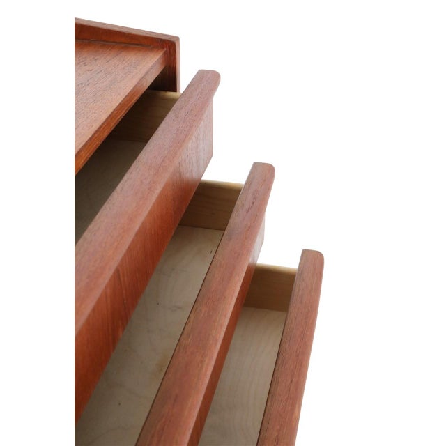 Mid-Century Danish Teak Chest of Drawers, 1960s For Sale - Image 11 of 18