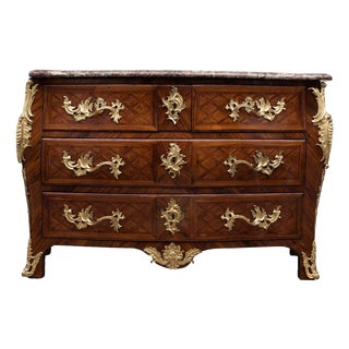 French Regency Marble Chest of Drawers, Italy, 19th Century For Sale